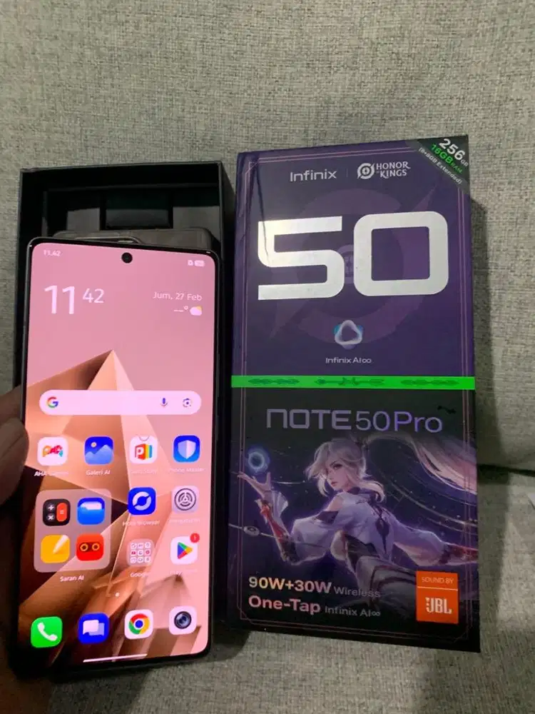 Jual hp infinix note 50pro 5g