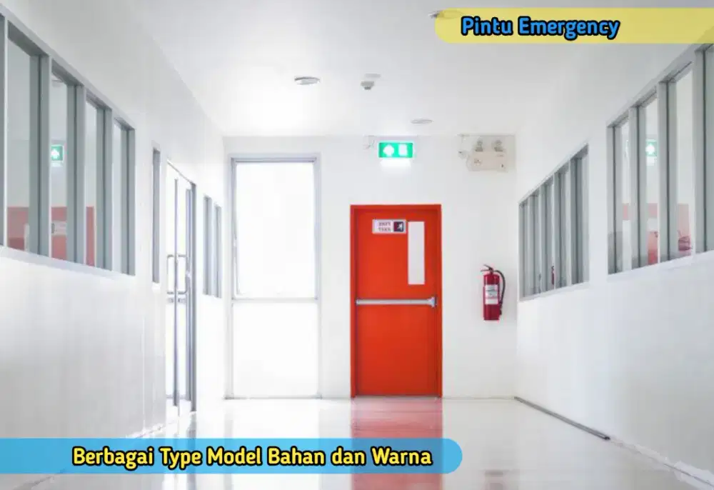 Pintu Emergency Gedung Universitas Industri Departemen Plaza Mall