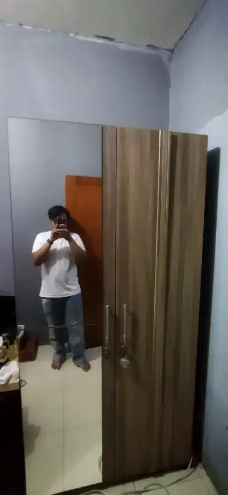 Lemari Expo -  Minimalis 2 Pintu + Cermin