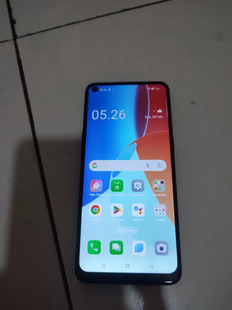 Dijial oppo Reno 5, ram 8+4/128, hp dan charger