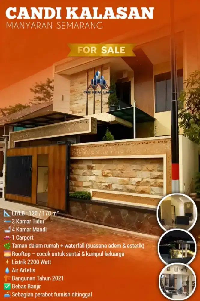 Rumah dijual di cluster Candi Kalasan Semarang