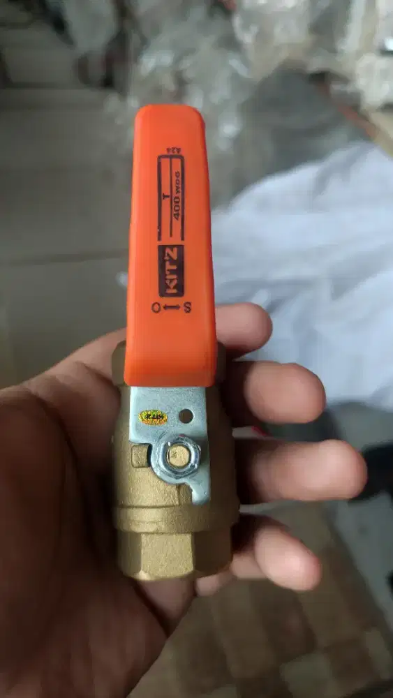 BALL VALVE KITZ 3/4 INCH 400 WOG KUNINGAN 100% ORIGINAL