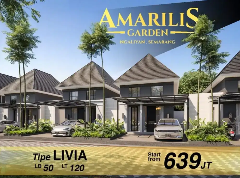 AMARILIS GARDEN NGALIAN SEMARANG BARAT NEW CLUSTER SEMARANG