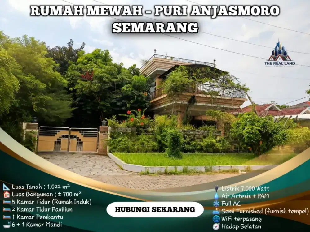 Rumah dijual mewah di puri Anjasmoro Semarang