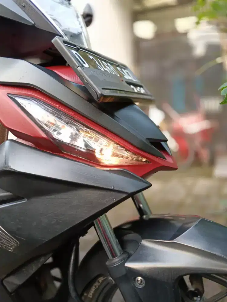 Mulus Siap Pakai ! Honda Supra GTR 150cc Warna Hitam Maroon Tahun 2016