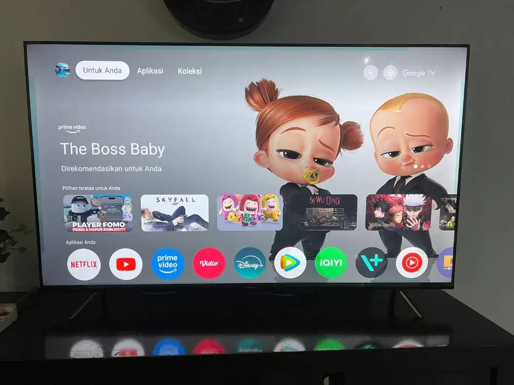 Smart TV COOCAA 55 inch 4K UH masih baru