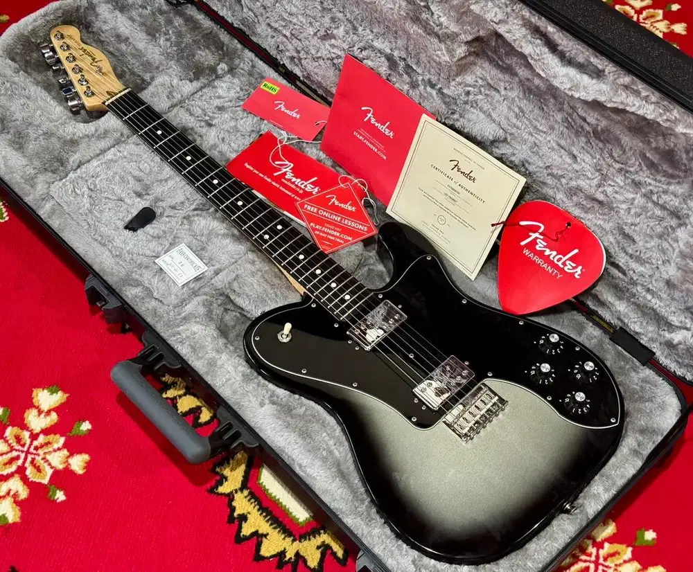 Fender American Professional Deluxe Telecaster Silverburt