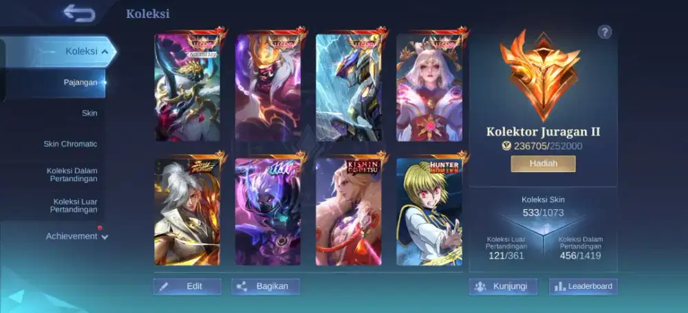 AKUN MLBB MOBILE LEGEND SULTAN