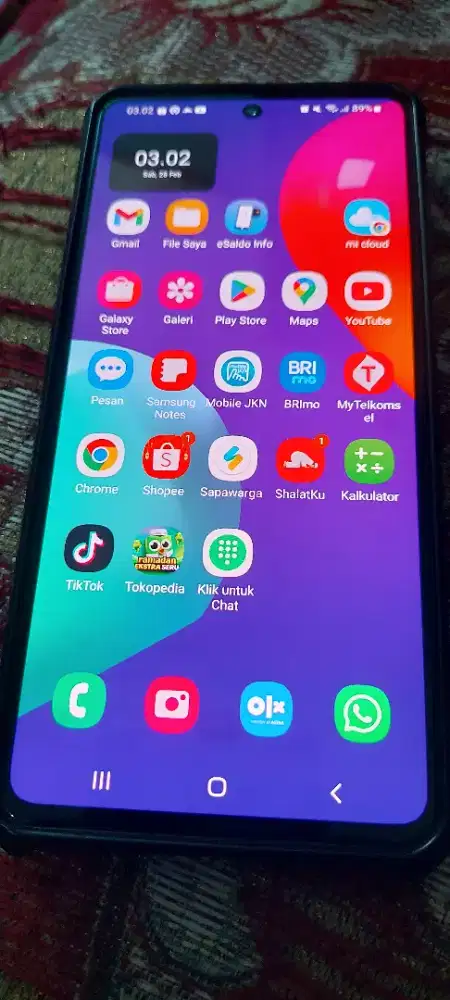 Samsung m62 batre 7000 mah