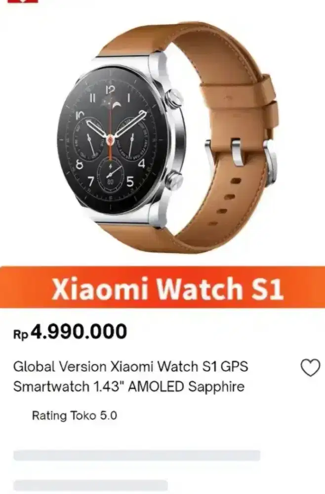 Xiaomi watch s1 sapphire edition mirah