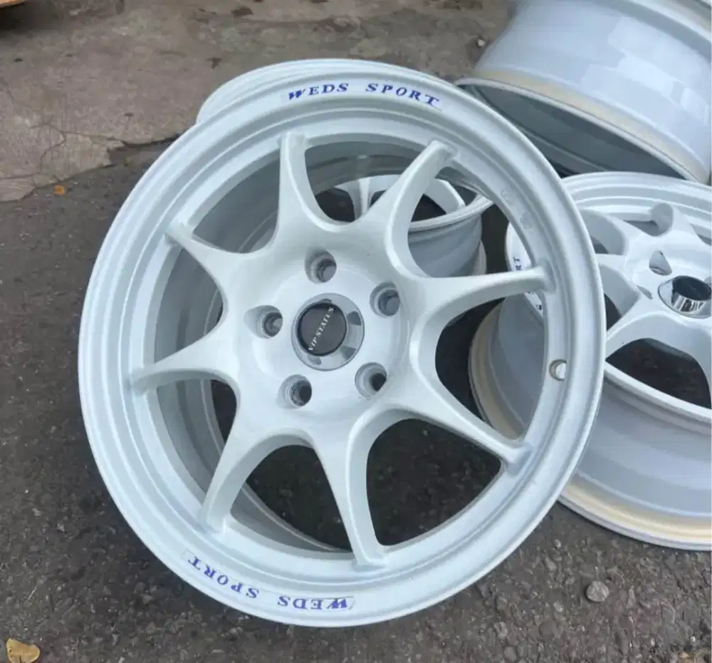 Jogja Wedsport t105 
Ring 16 inci 
Lebar 7 Et 40 
Pcd 5x114