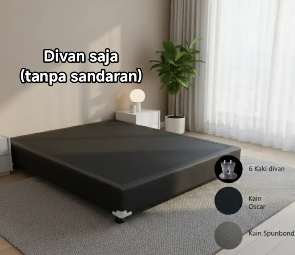 Divan springbed/ranjang/tatakan matras/lapisan/alas kasur bisa custom