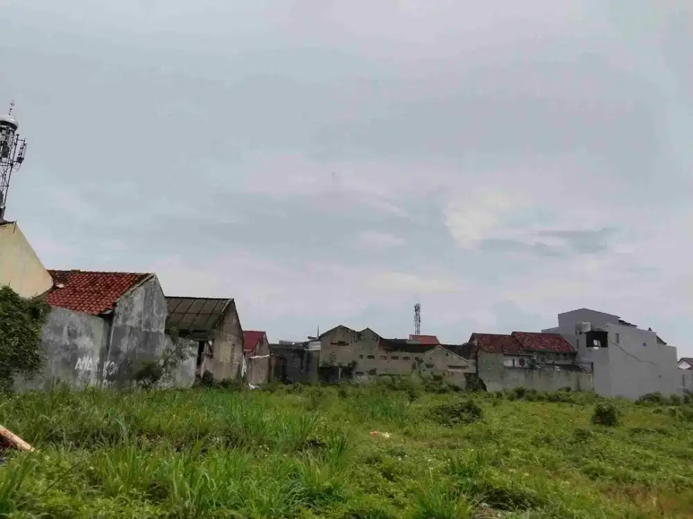 jual tanah dekat jalan raya pasar kecapi  luas 65m dan  120m hanya 3,2jt/m