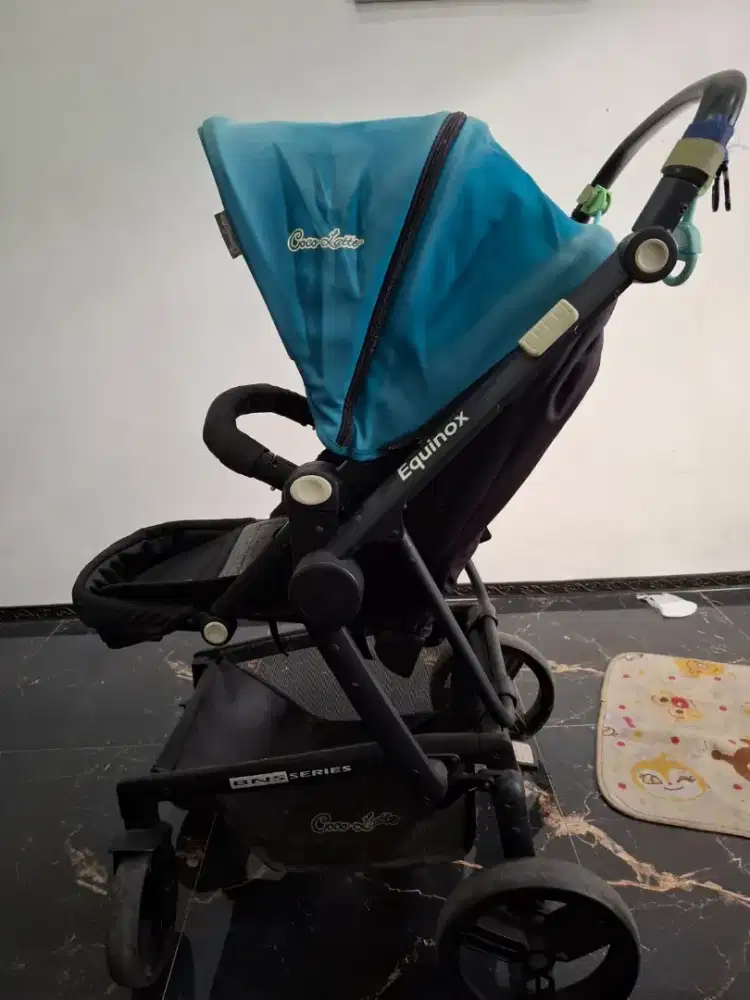 Stroller Equinox Aqua blue cocolatte