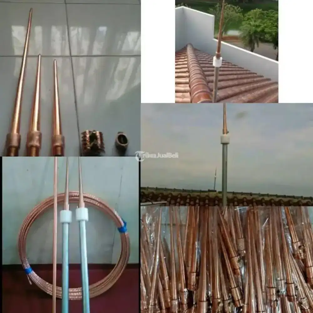 Tempat pemasangan anti petir/penangkal petir konvesional