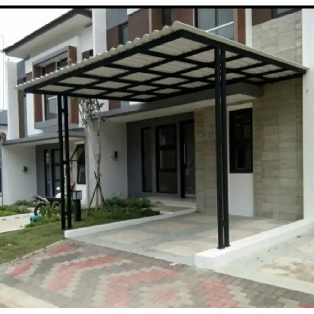 Kanopi Canopy, Tralis, Railing, Tangga, Pagar, Kitchen Set, Atap Baja