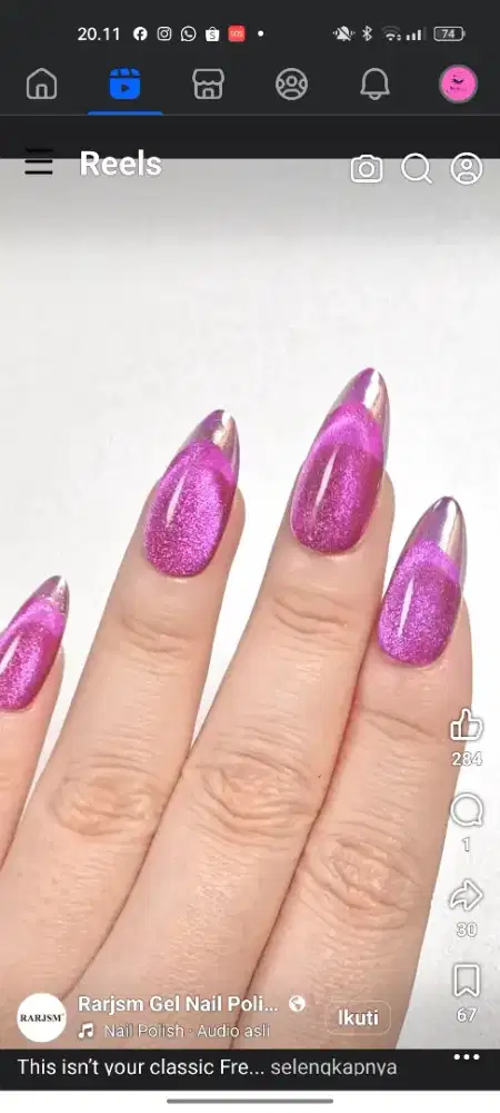 Loker nail art / eyelash