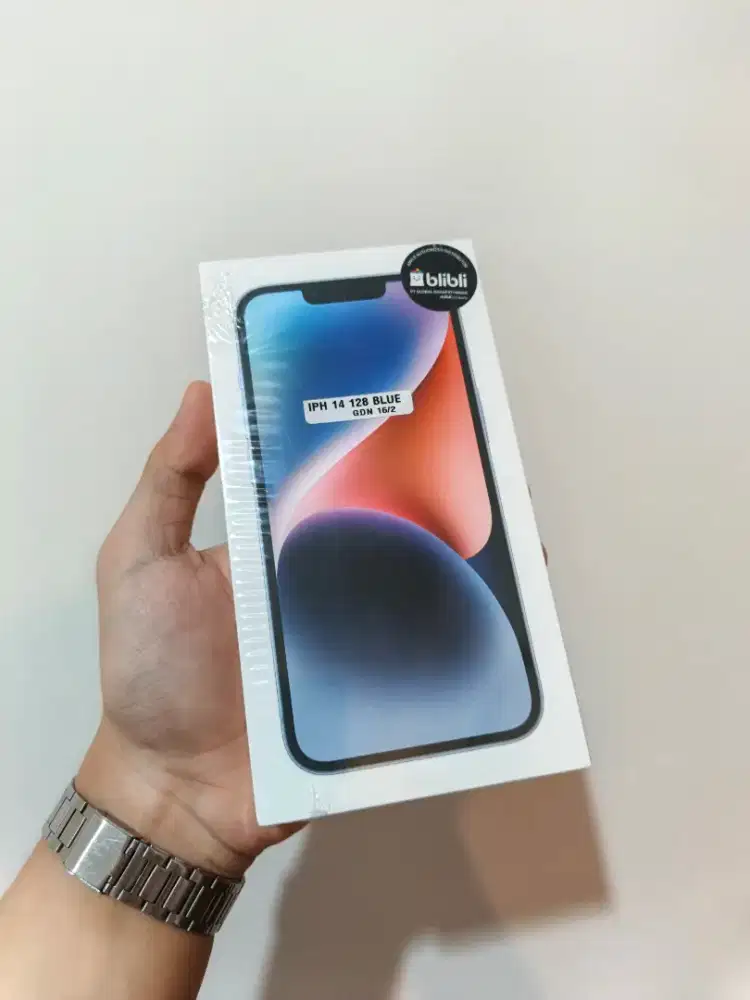 iPhone 14 128GB Blue New Resmi Blibli