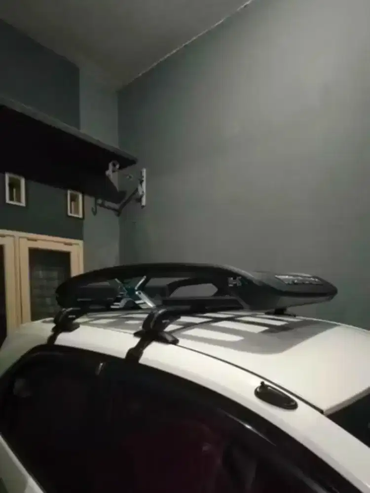 Roff rack sigra set dengan cros bar tinggal pakai