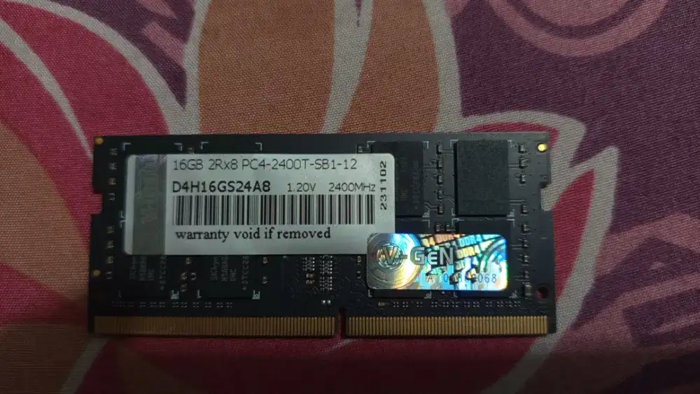 RAM SODimm DDR4 V-GeN Platinum Rescue 16GB PC19200/2400Mhz