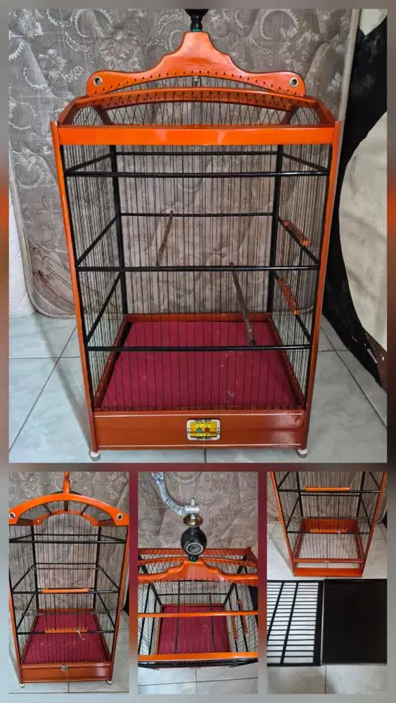 Kandang kotak oriq no2 sangkar kotak no2 oriq ruji fiber kandang fiber