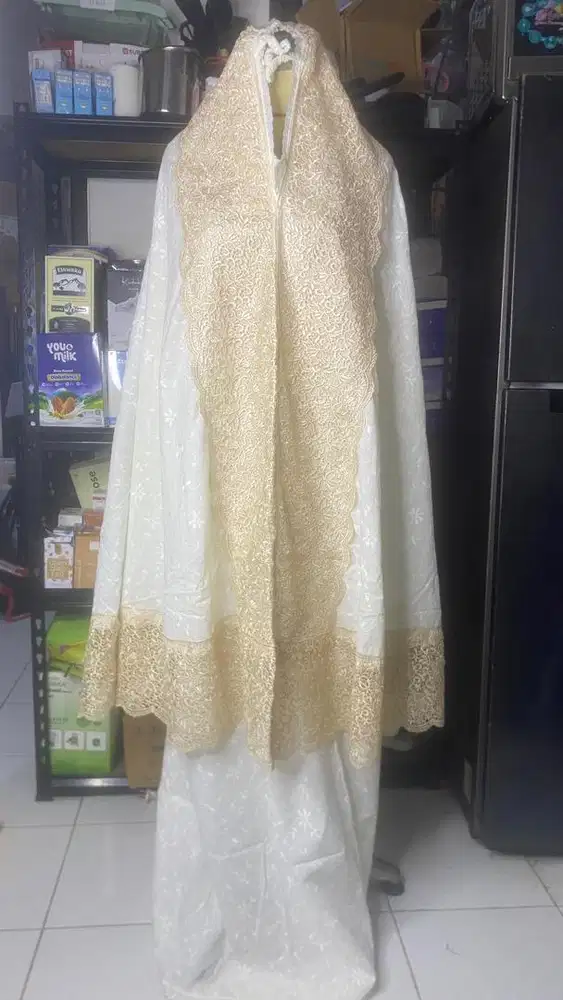 SALE !!! MUKENA KATUN PARIS RENDA KERANCANG