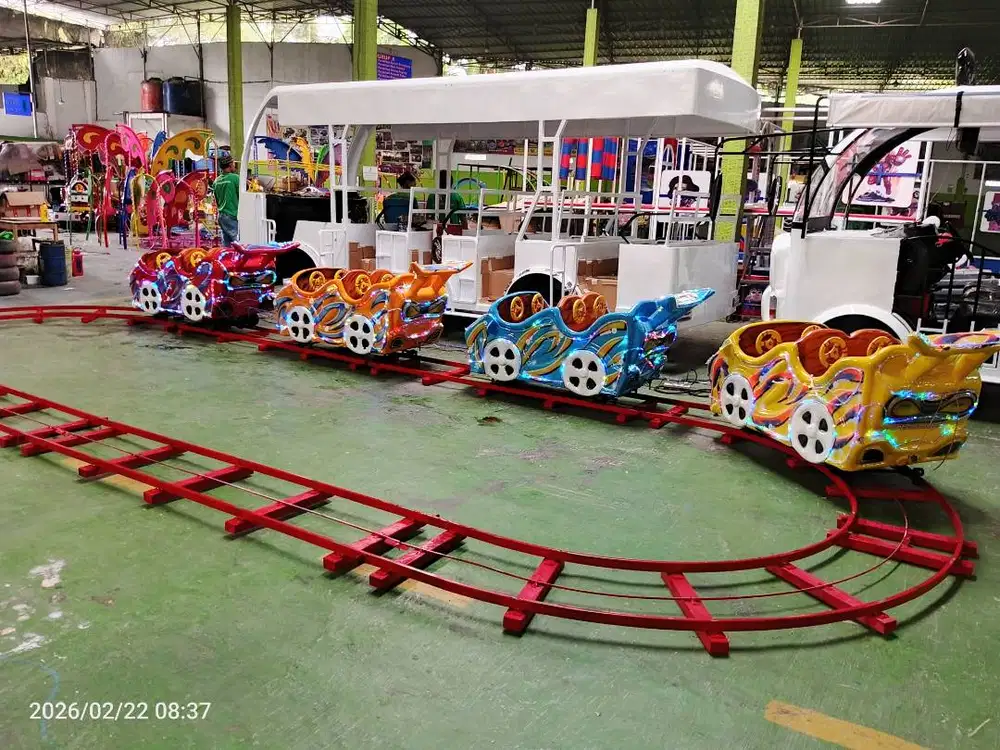 odong kereta lantai minicoaster supernova indoor / outdoor