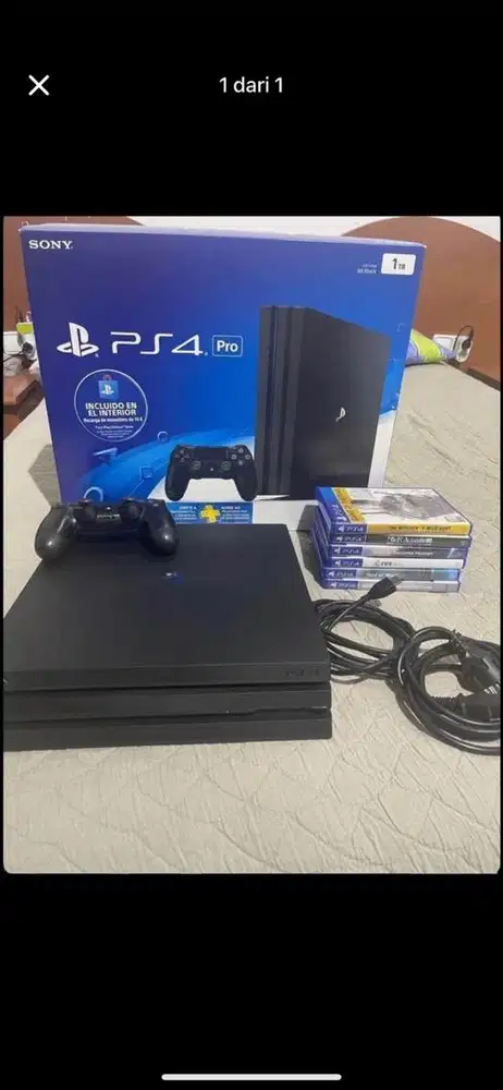 Ps 4 pro hen 1 tb siap pakai