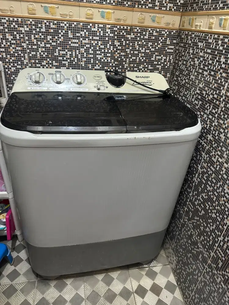 DIJUAL CEPAT MESIN CUCI SHARP ES-T86CL-HK 8,5KG