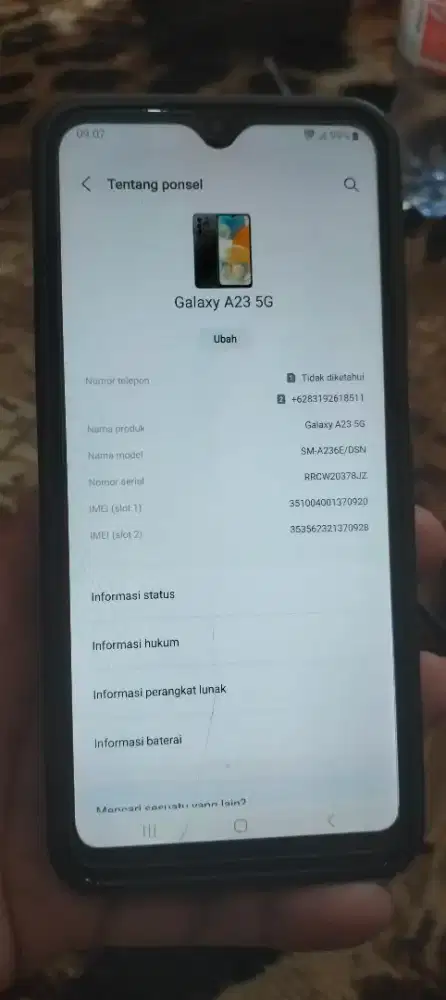 Samsung a23 5G 6/128 hp only