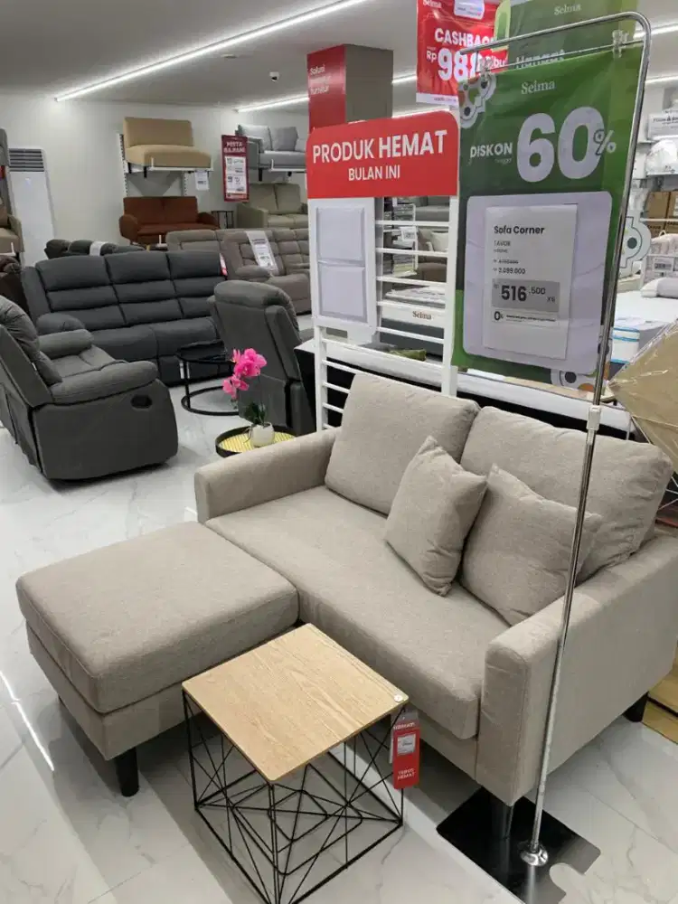 PAY DAY SALE SOFA CORNER L TAVOR