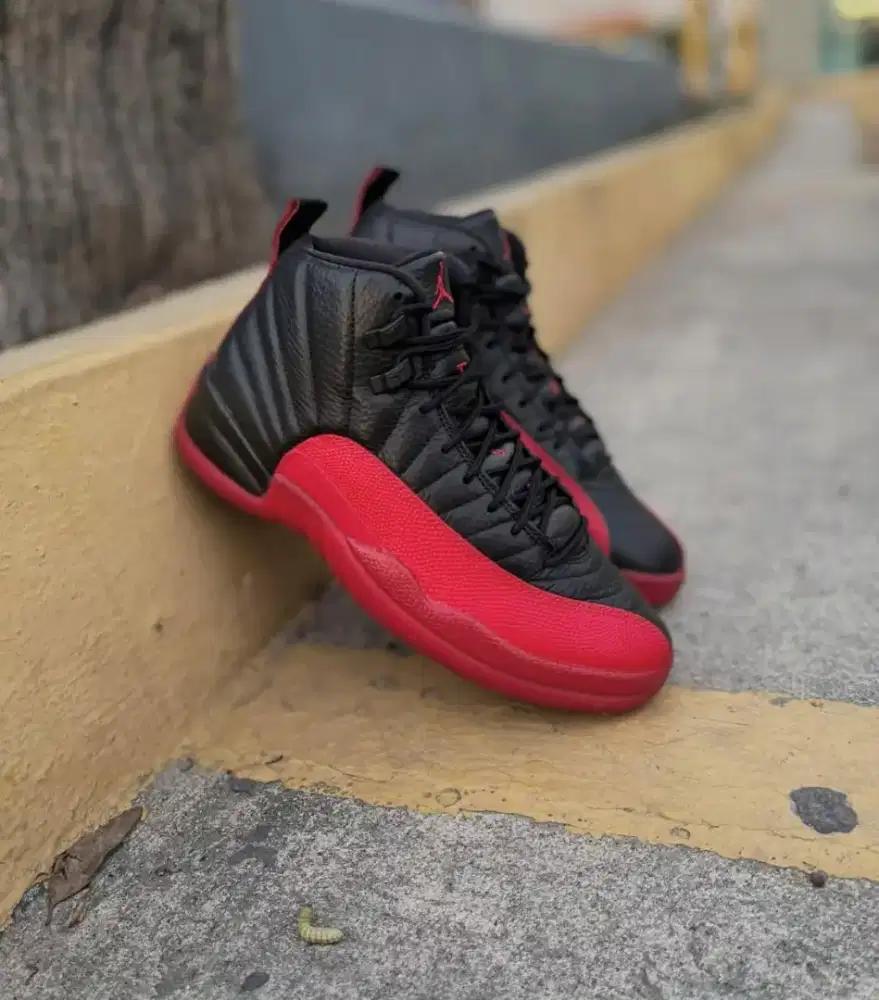 Sepatu Basket Nike Jordan Retro 12 Flu game size 45