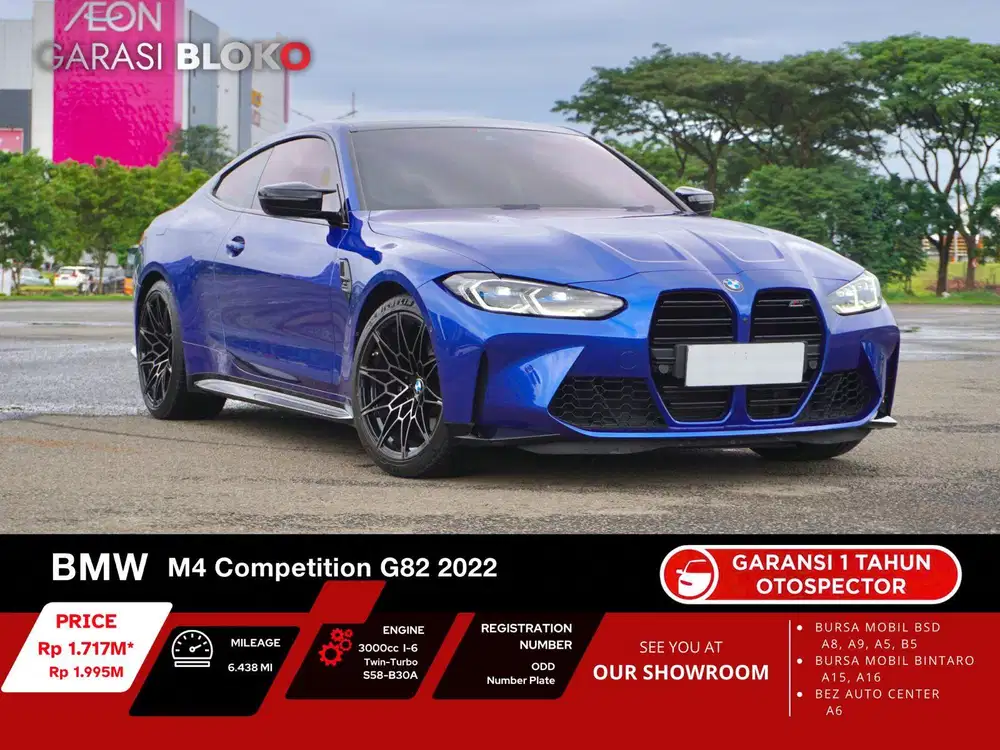 (Odo 6rb Warranty ON) BMW M4 Competition Coupe S58 G82 2022