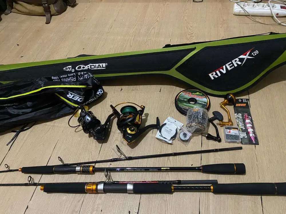 Pancing Laut Full Set  Baru satu kali pake