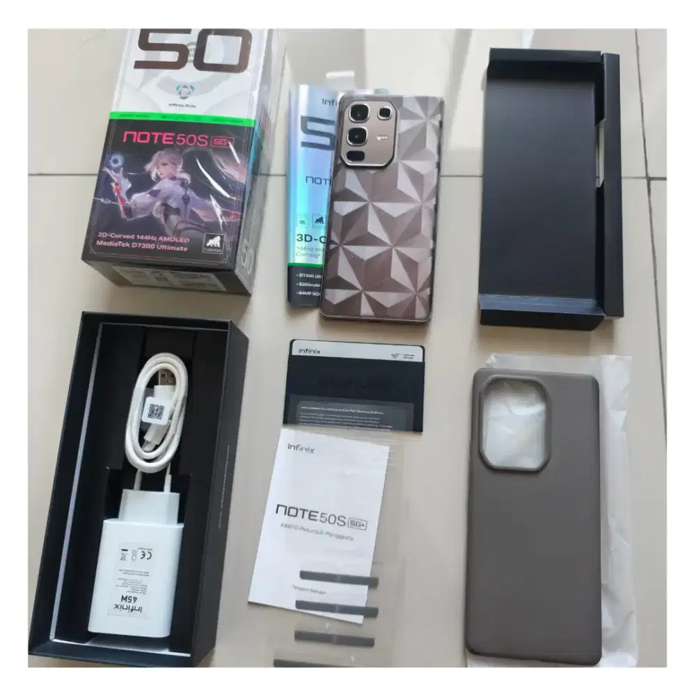 infinix note 50s 8/256 pake 2bulan mulus like new terawat