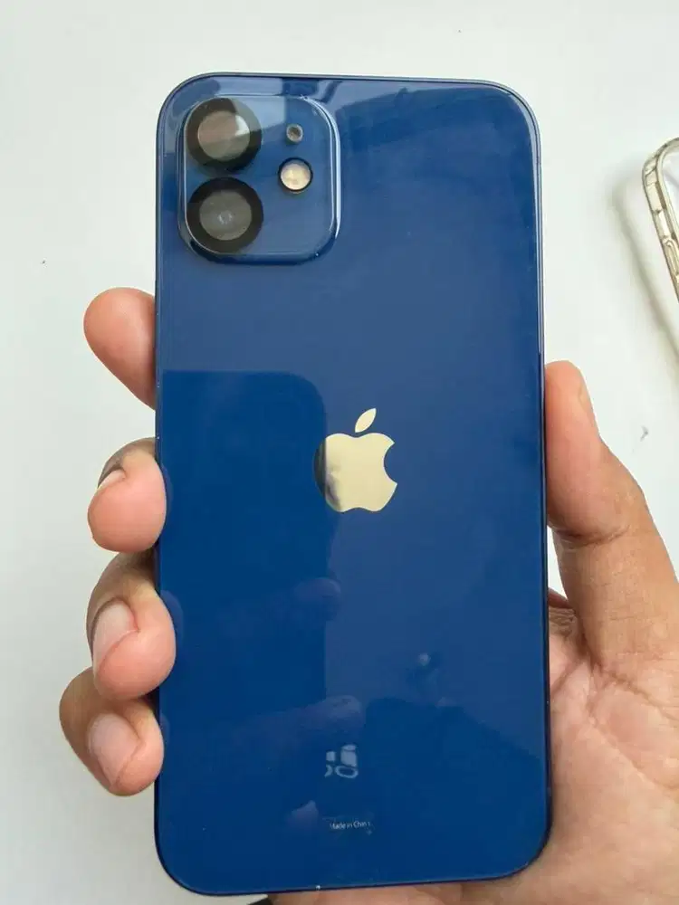 iPhone 12 128GB Blue Resmi iBox Mulus Sinyal On Selamanya