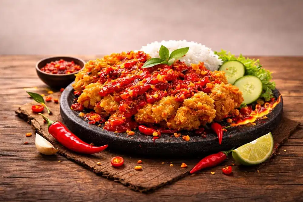 KERJA KARYAWAN KIOS AYAM GEPREK TANGERANG