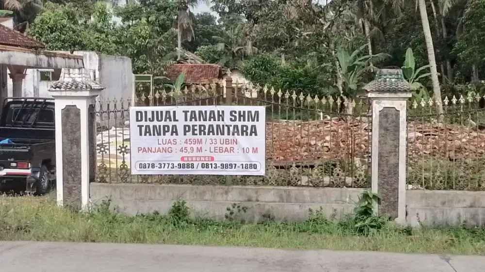 DIJUAL TANAH DARAT - SHM - TANPA PERANTARA.