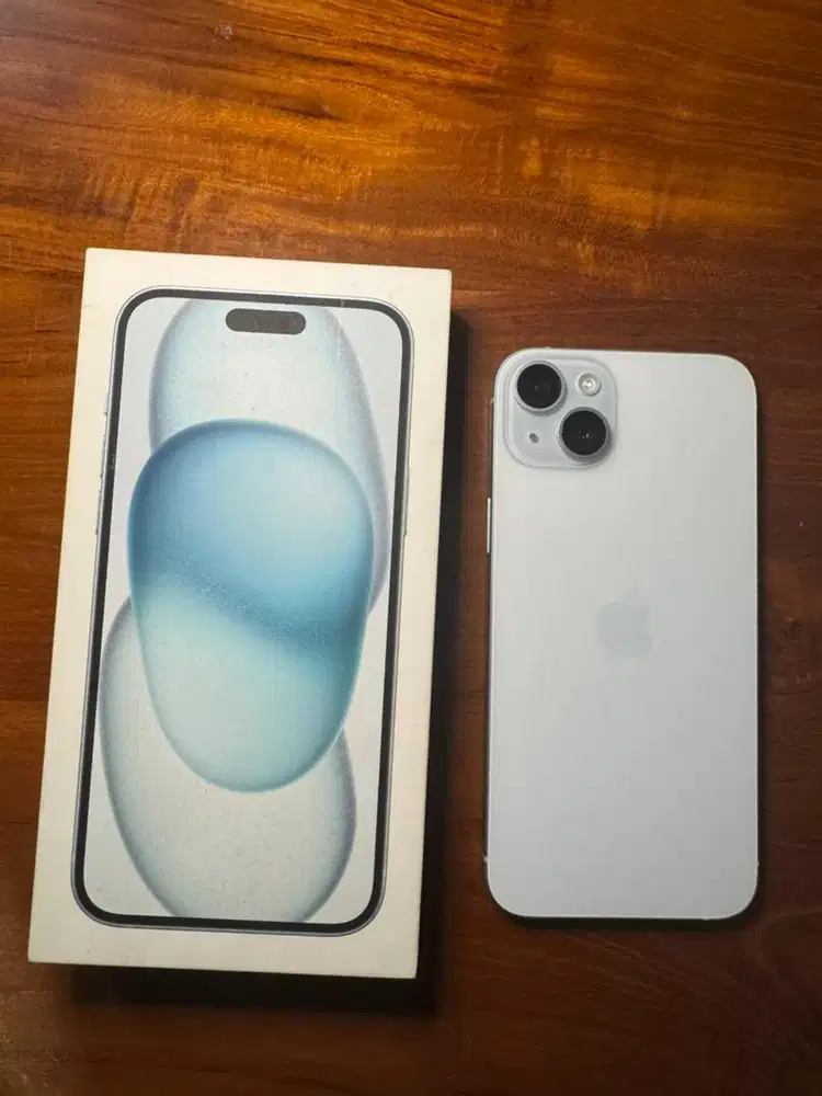 iPhone 15 Plus 128 Fullset Mulus | Ex iBox | Bonus 5 Casing premium