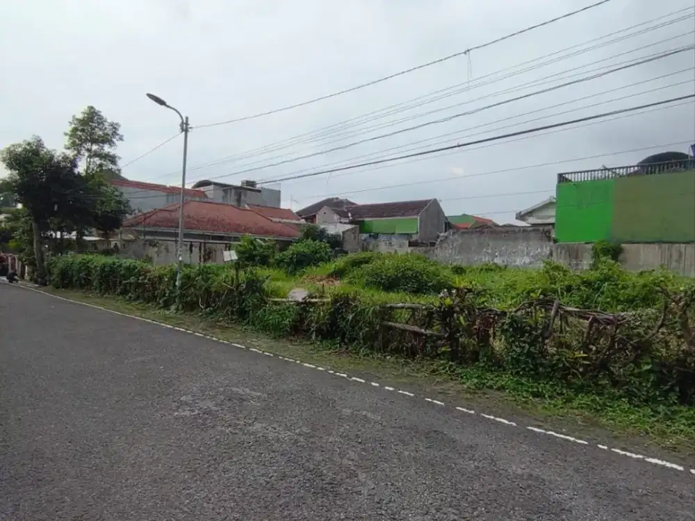 Dijual Tanah Selangkah ke UB di Jl Bendungan-bendungan Malang