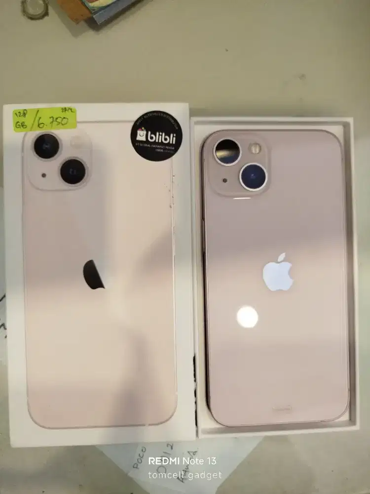 IPHONE 13 128GB GARANSI RESMI BLIBLI MULUSSSS