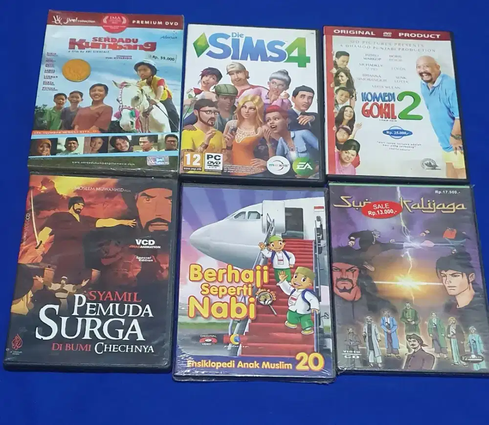 DVD/VCD maaih bagus ada 6 buah