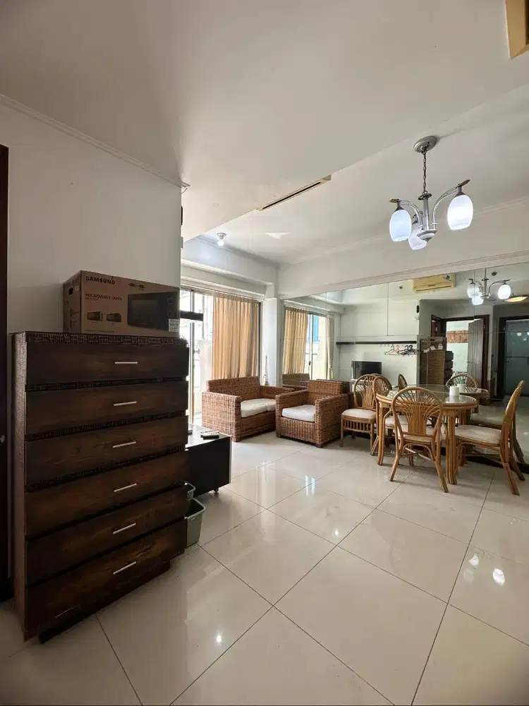 DISEWAKAN APARTEMEN WATERPLACE RESIDENCE 2BR LOW FLOOR POOL VIEW