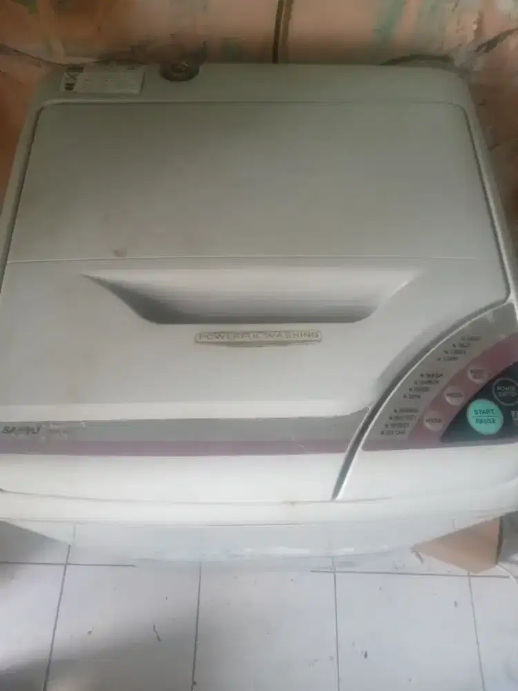 Mesin cuci 1 tabung merk sanyo
