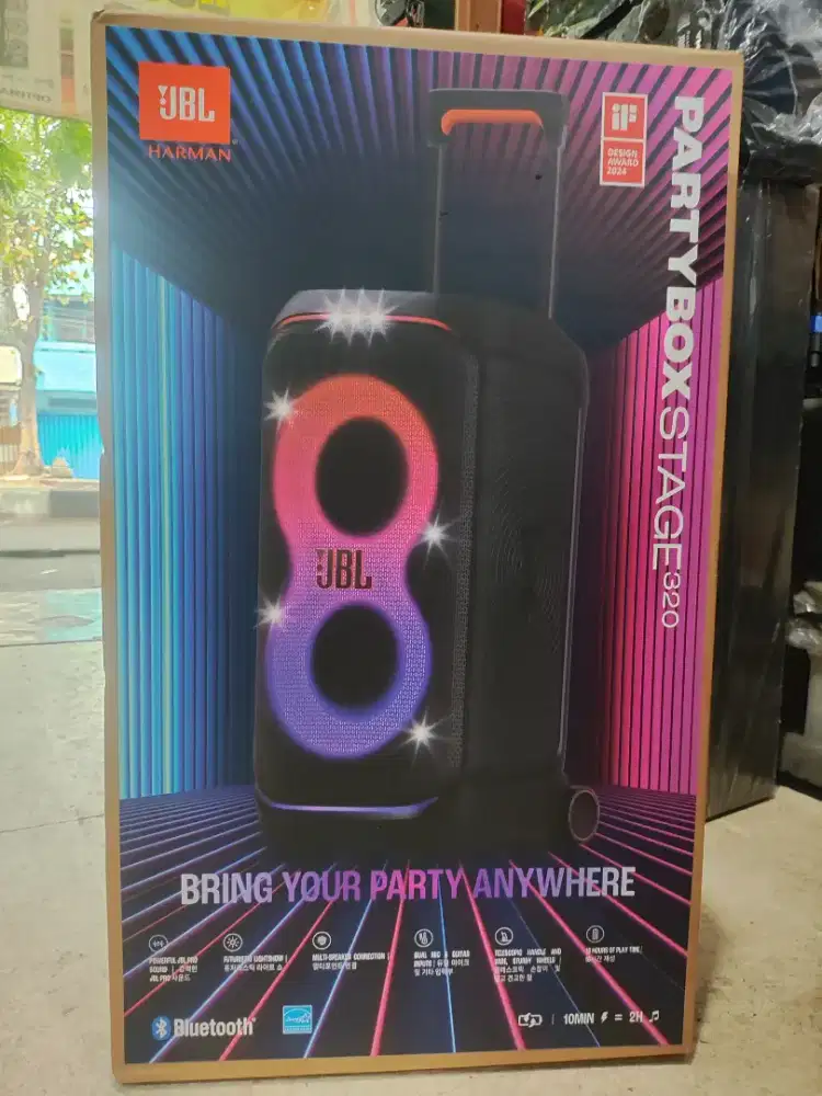 JBL PARTYBOX STAGE 320 PORTABLE SPEAKER