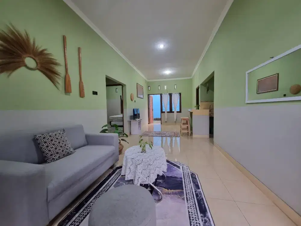 dikontrakkan bulanan rumah full furnished