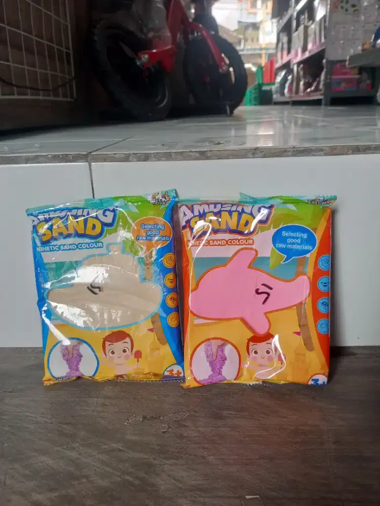 Mainan anak pasir ajaib 500gr