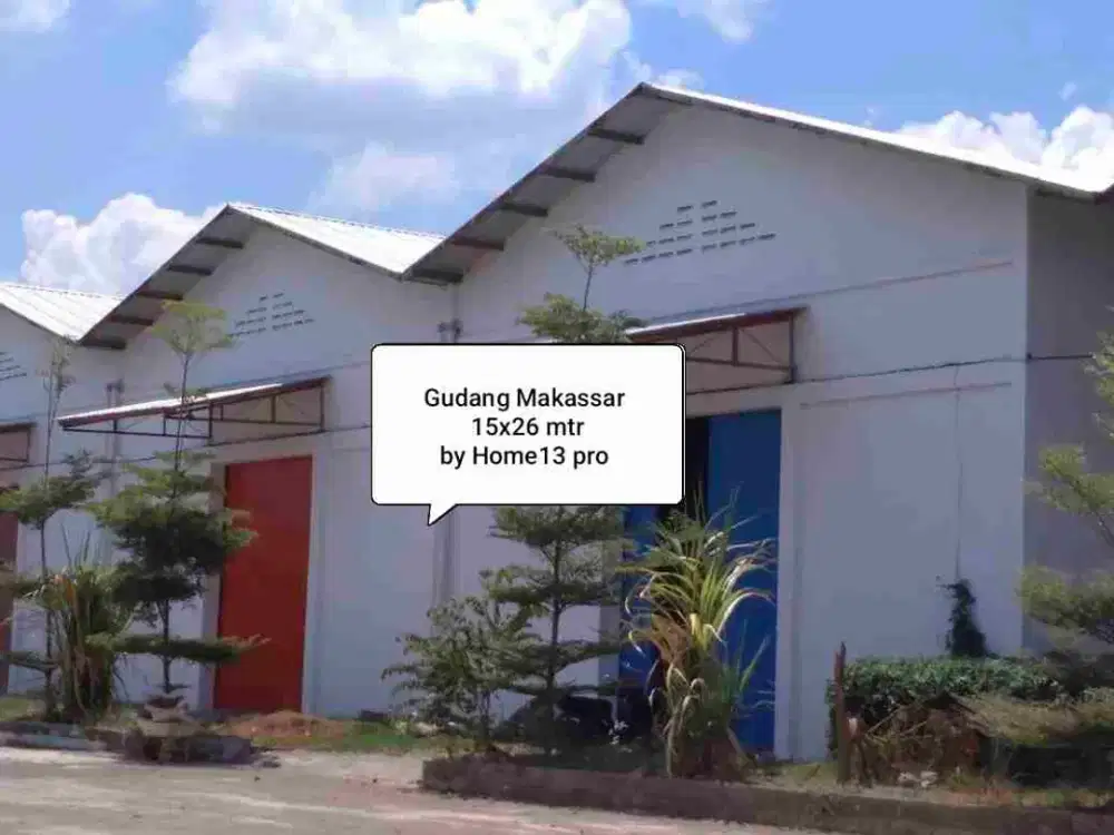 Gudang Baru Murah Makassar dekat pelabuhan,terowongan pertama jl Ir Sutami