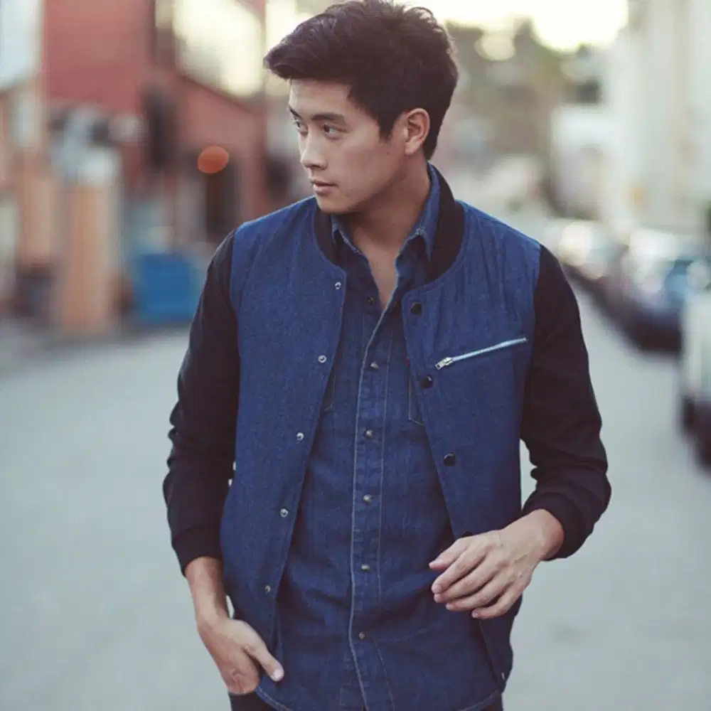 Jaket Denim Baseball Comby Korean Style – SK27