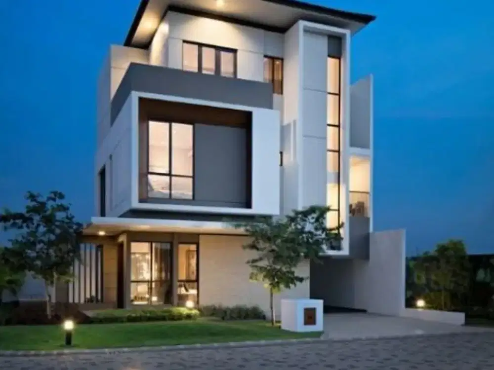 Rumah Hoek 3lt 13,5x14 189m type 4KT Cluster Maninjau Asya JGC Jakarta Garden City
